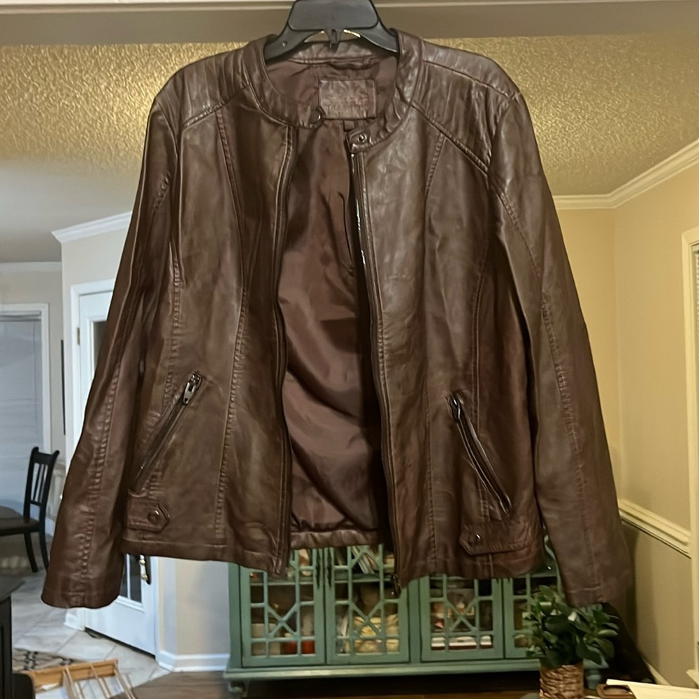 Leather jacket runs small